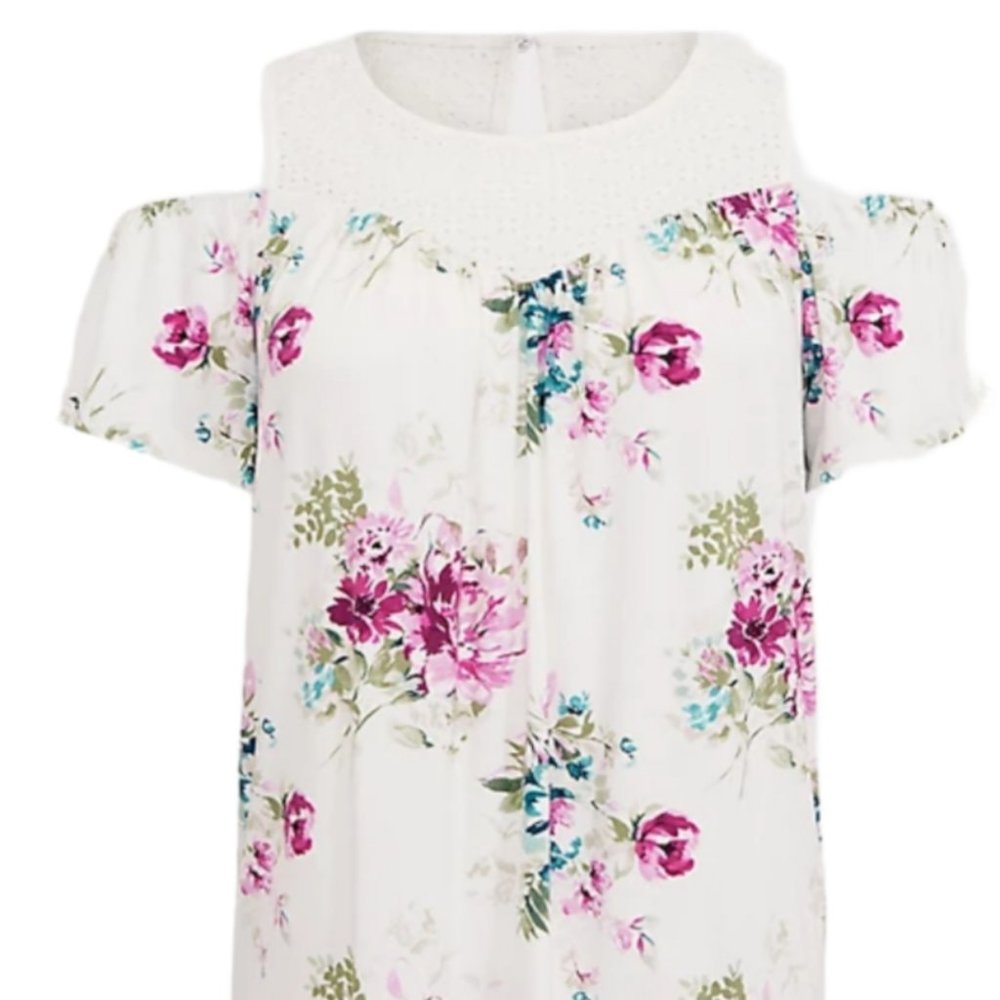 TORRID, size 2 cold shoulder top